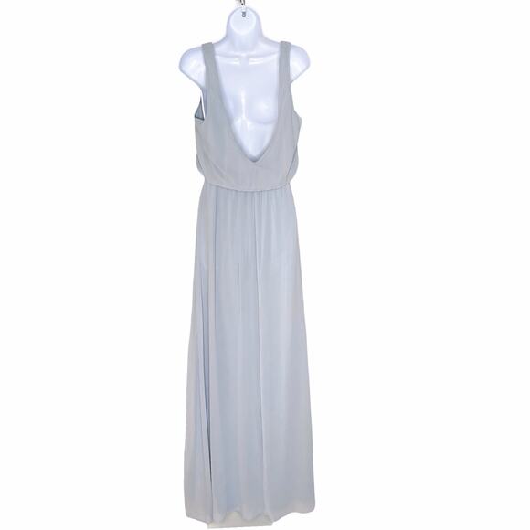 Show Me Your MuMu Kendall Maxi Dress M Blue NWOT - Picture 4 of 9